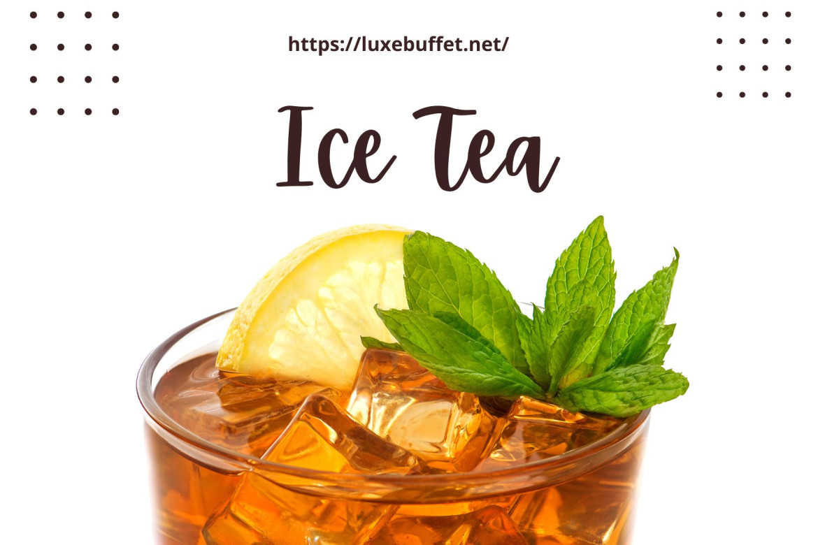 Ice Tea - The Perfect Finale to a Seafood Feast at Luxe Buffet