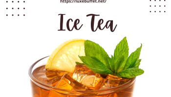 Ice Tea - The Perfect Finale to a Seafood Feast at Luxe Buffet
